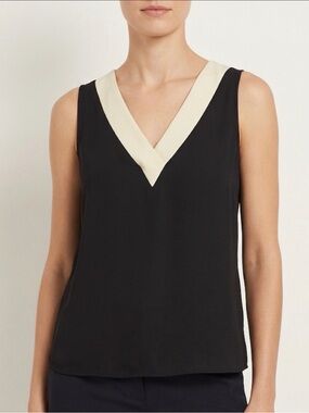 Women’s Black Sleeveless Top Vince Camuto Size S (A774)